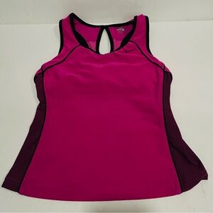 Nike Dri Fit Womens Tank Top Small Built In Bra Racerback Active Wear Workout